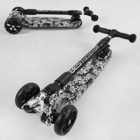 Самокат_трехколесный_Best_Scooter_65-878_MAXI_(6)_складной_алюминиевый_руль_3_колеса_PU_со_светом_пе