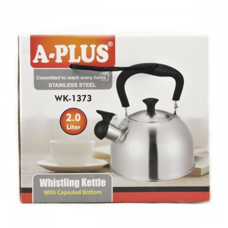 Чайник A-PLUS Econom зі свистком 2.0 л (1373-WK)