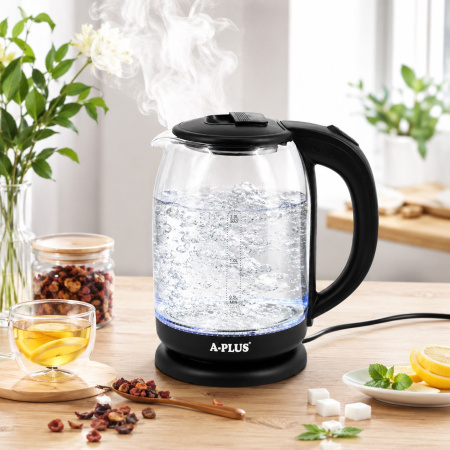 Електрочайник скло A-PLUS 2.0 л (2133)