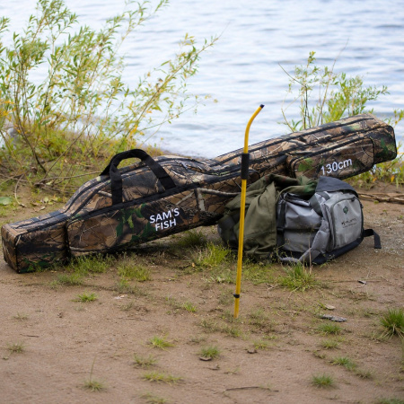 Чехол для спиннингов Sams Fish 130 см 2 отдела (JU-JJ-K01-4)