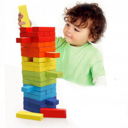 Настільна гра Дженга Toys "Вежа" 54 деталі (7362)
