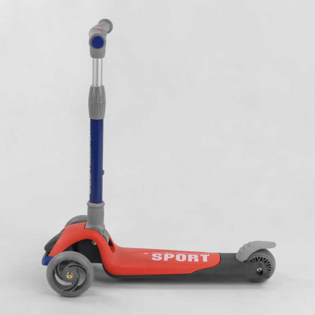 Самокат_трехколесный_F-44077_(6)_Best_Scooter_КРАСНЫЙ_складной_алюминиевый_руль_3_колеса_PU_со_свето