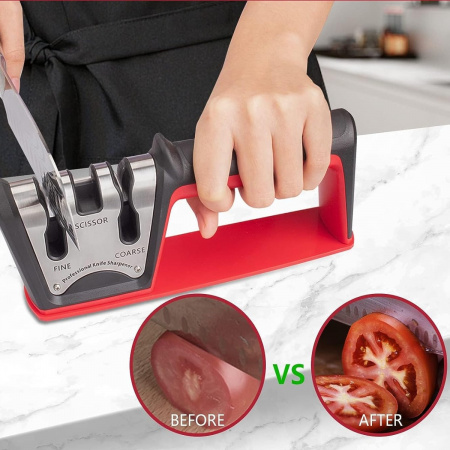 Точилка для ножів багатофункціональна Knife Sharpener