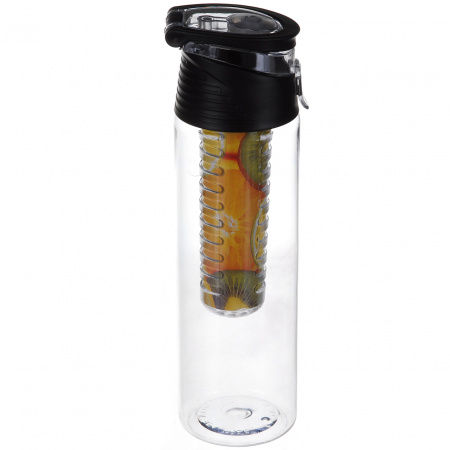 Бутылка для напитков My Bottle (с колбой под фрукты) (6009) Черная