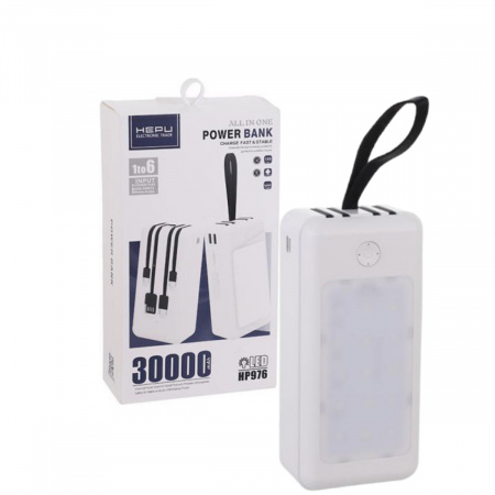 Мобильная зарядка POWER BANK HEPU HP976 30000 mAh