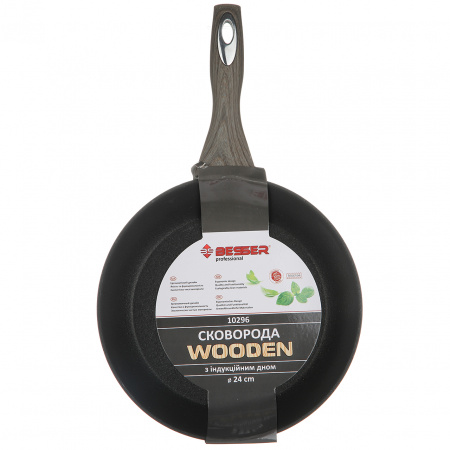 Сковорода WOODEN індукційне дно 24 см (10296)