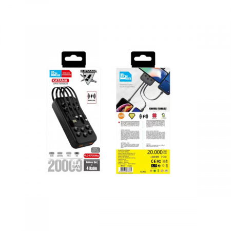 Мобільна зарядка Power Bank PALEON PLO-EF20Max 20000 mAh