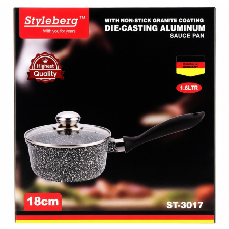 Ківш кухонний Styleberg 1.6 л (ST-3017) Гранітне покриття