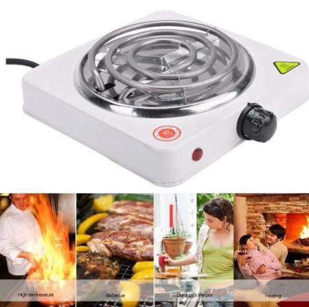 Плита настольная спиральная Hot Plate 1000 Ватт (1010B)