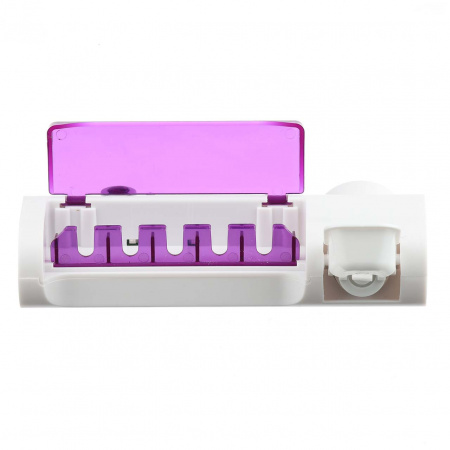 Держатель диспенсер для зубной пасты и щеток УФ стерилизатор BRUSH STERILIZER