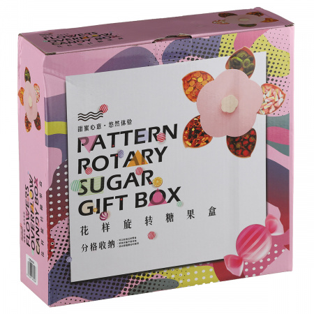 Цукерниця, що обертається з підставкою під телефон Flowers Candy Box (T500 CB)