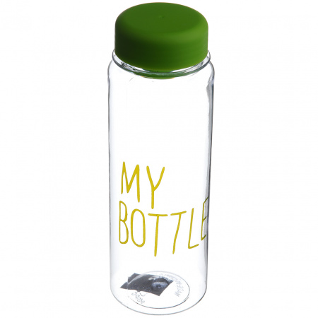 Пляшка для напоїв My Bottle + чохол (0426) Салатова
