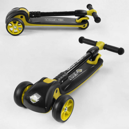 Самокат_трехколесный_84377_Best_Scooter_(6)_ЖЕЛТЫЙ_складной_алюминиевый_руль_3_колеса_PU_со_светом_d
