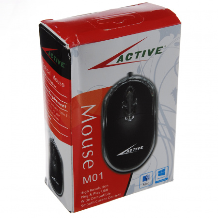 Мышка USB Aktive Mini M01
