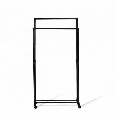 Телескопічна стійка-вішалка для одягу Double Pole Clothes Horse R29746