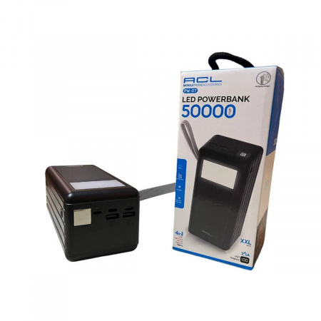 Мобільна зарядка Power Bank ACL PW-07 50000 mAh