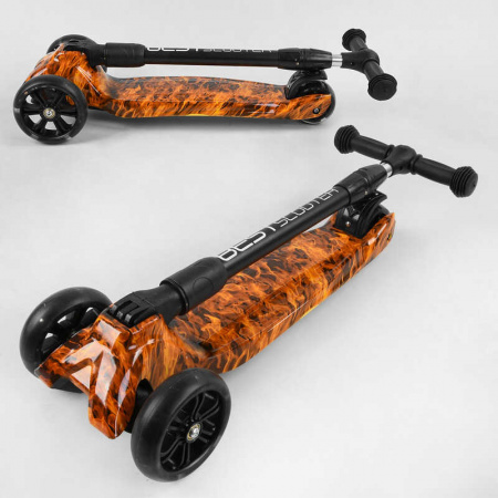 Самокат_трехколесный_Best_Scooter_32-389_MAXI_(6)_складной_алюминиевый_руль_3_колеса_PU_со_светом_пе